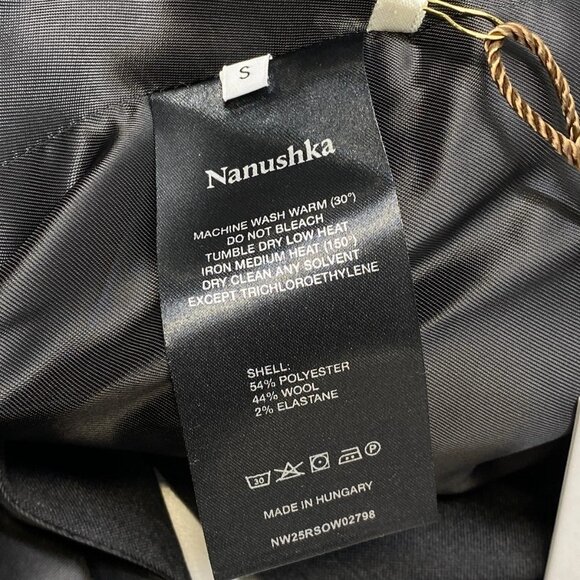 Nanushka Women’s “Zeva” Tailored Oversized Single-Breasted Blazer - Picture 3 of 10